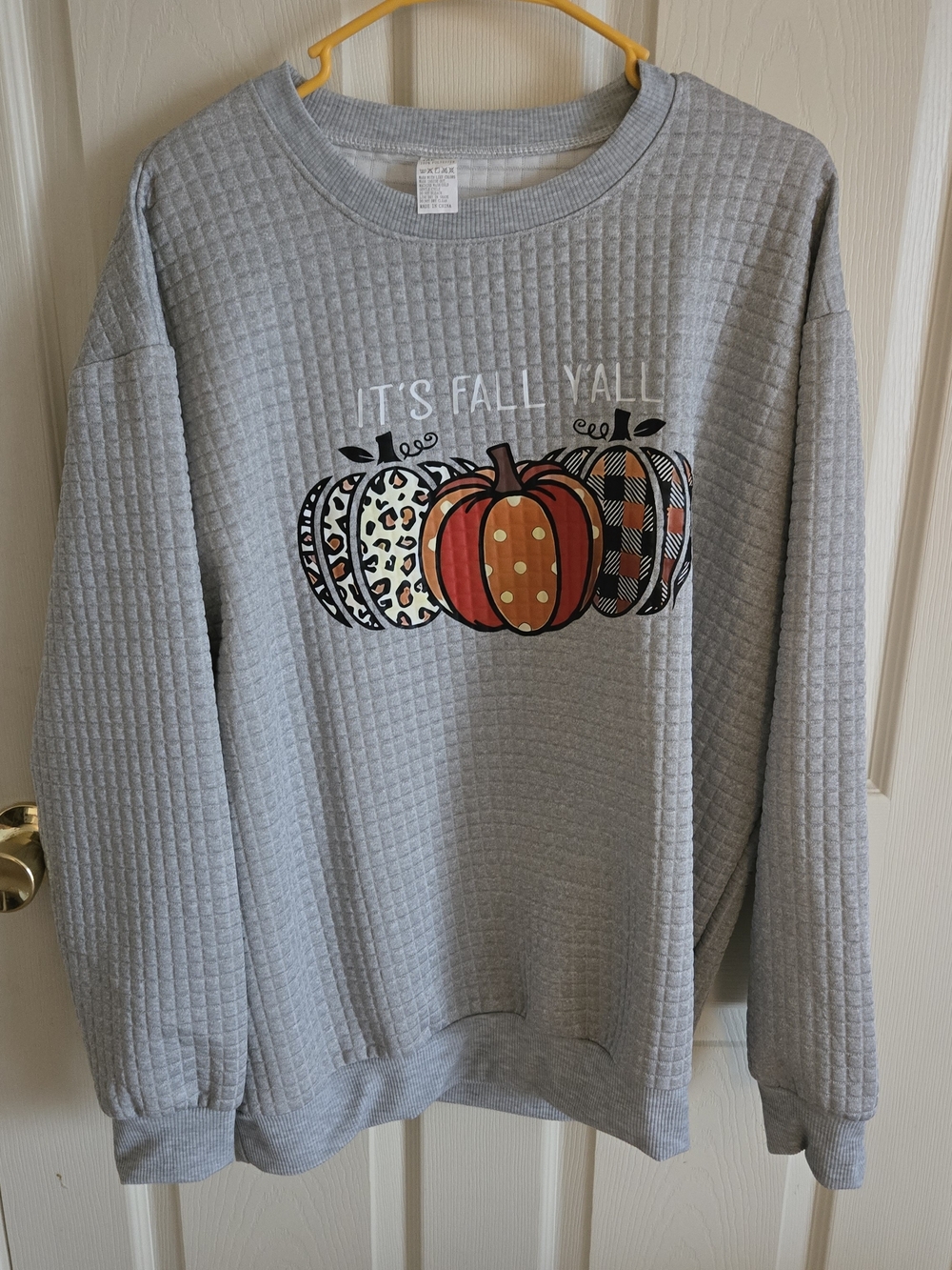 Quilted Sweatshirt